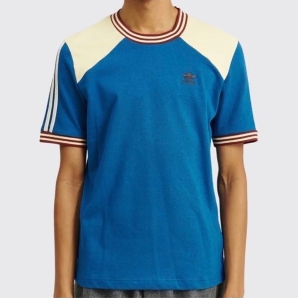 Adidas Originals x WALES BONNER Retro Heavyweight Ringer T Shirt size M